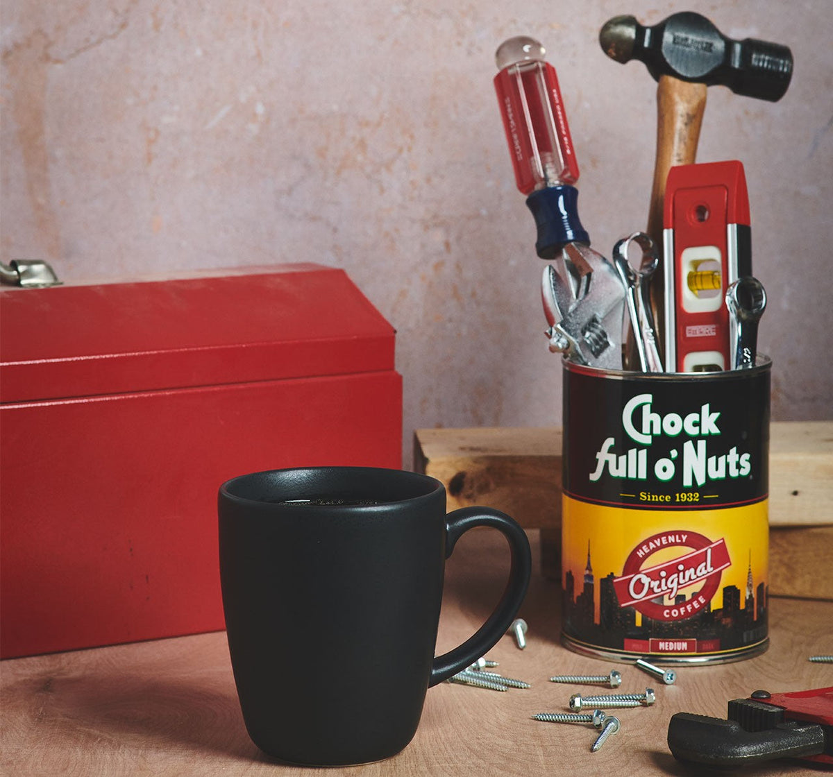 A Steel Coffee Can Full of Tools