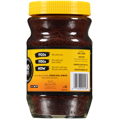 A jar of Chock full o'Nuts Original Instant Coffee - Medium.