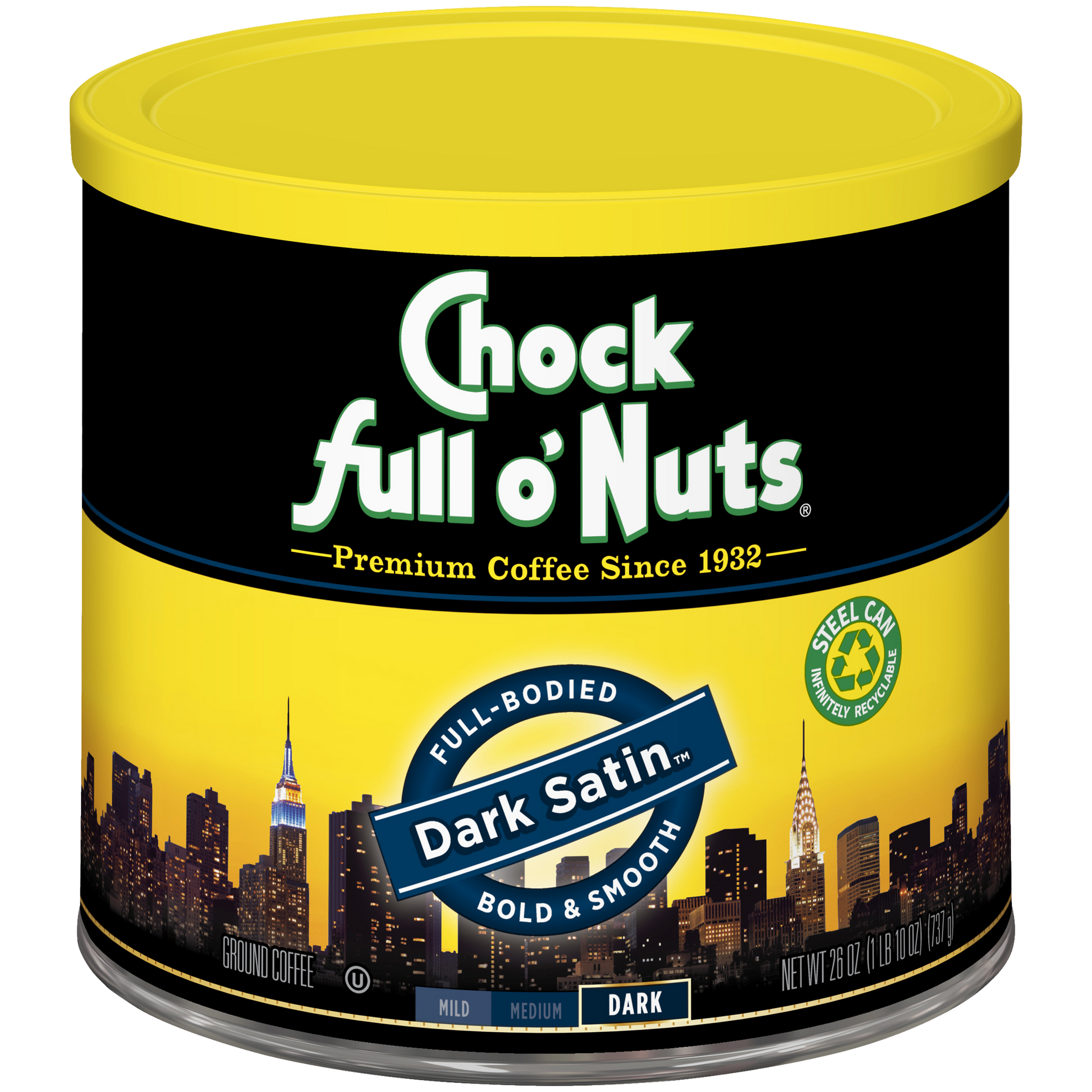 Dark Satin - Dark - Ground – Chock full o'Nuts