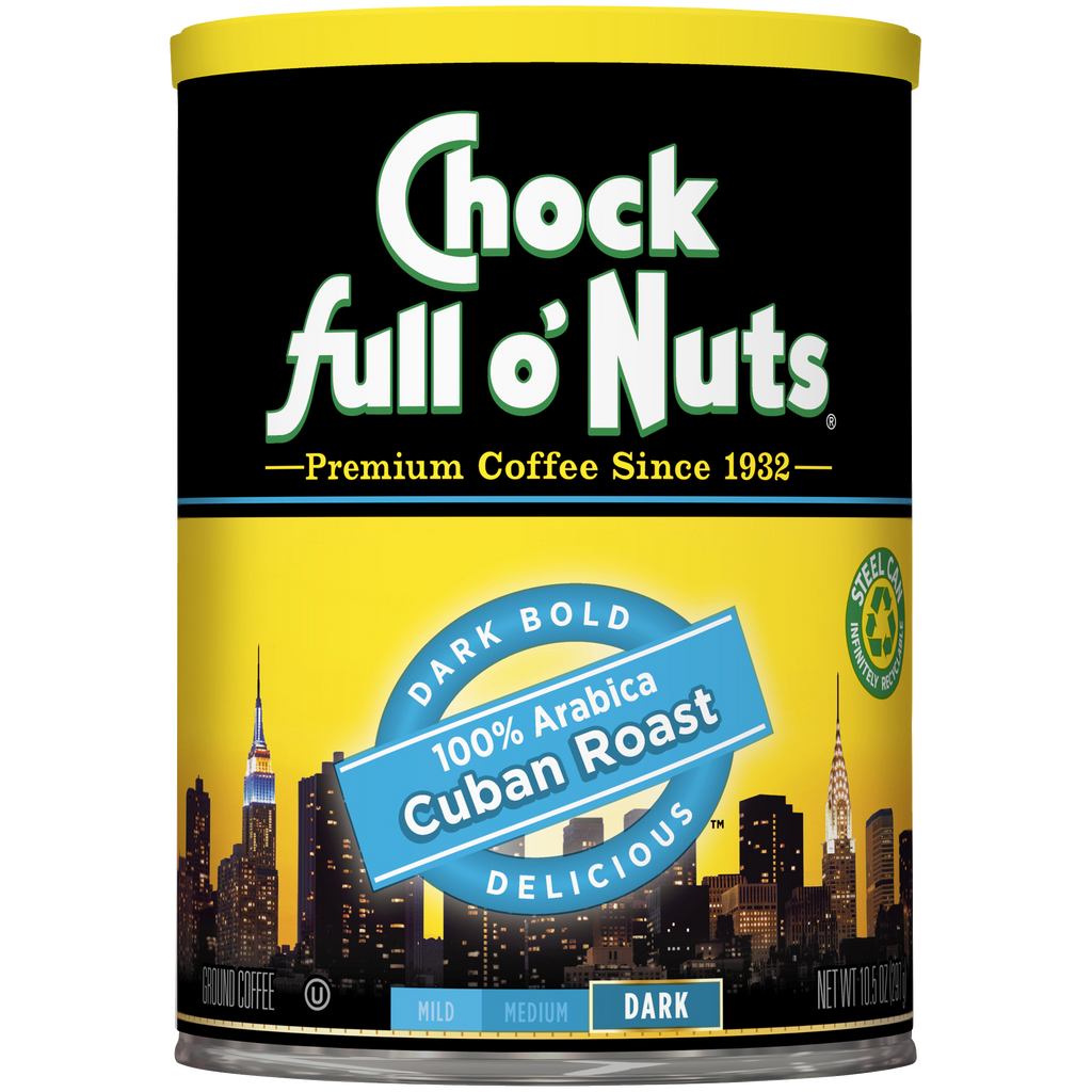 Check out the premium Cuban Roast coffee from Chock full o'Nuts.