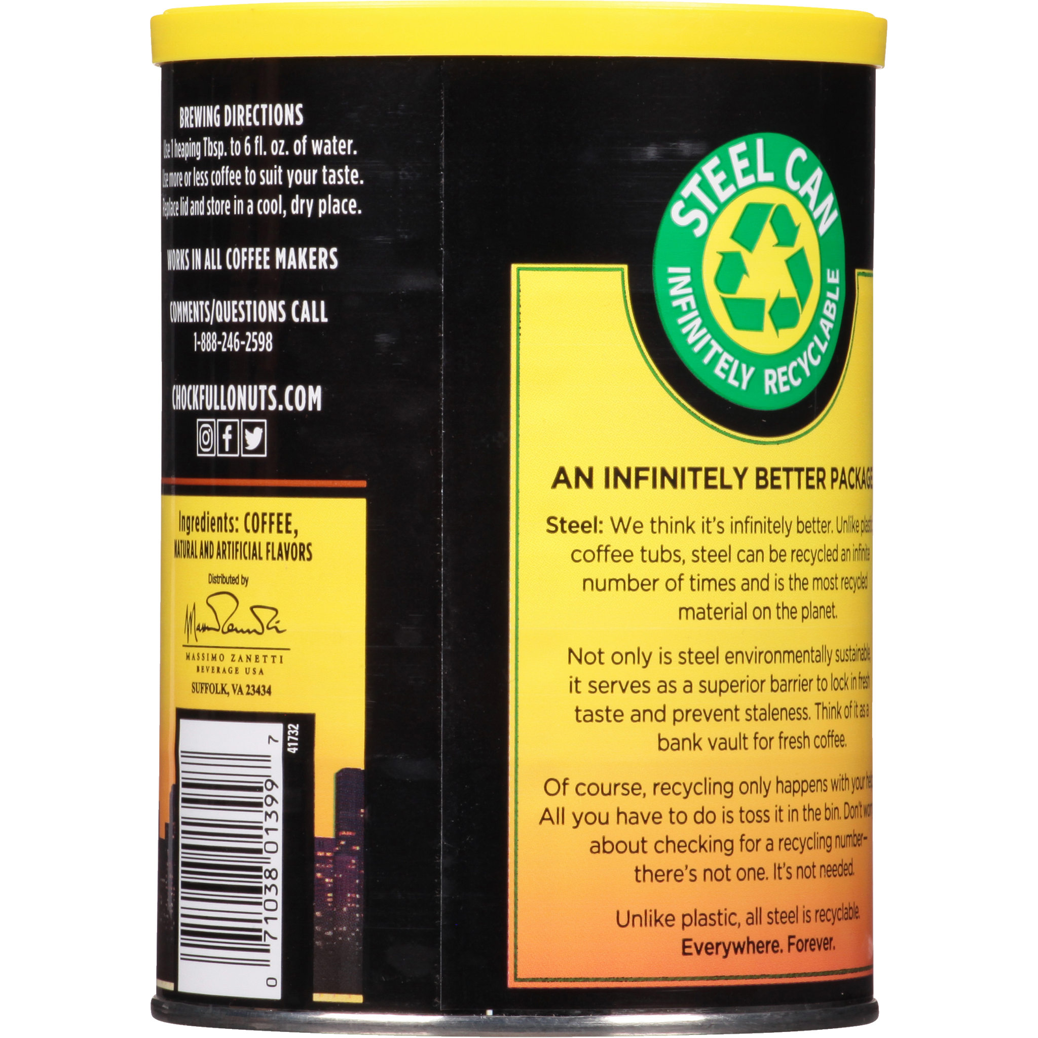 Heavenly Hazelnut - Medium - Ground – Chock full o'Nuts