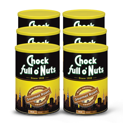Check out this Chock full o'Nuts Gourmet Roast - Mild - Ground coffee in a 6 oz tin.