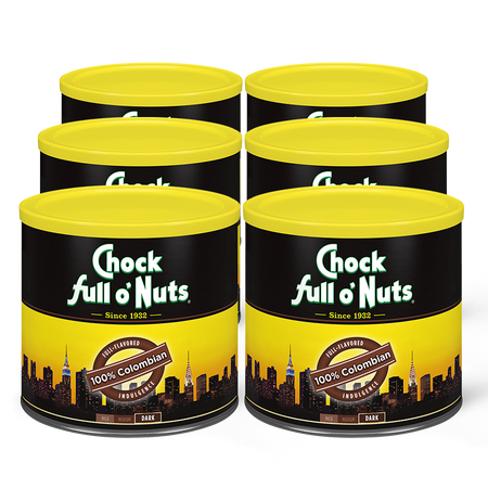 Chock Full Onuts Cafe Molido Tostado Original, Tostado Medio: Cafe Arabica  Be