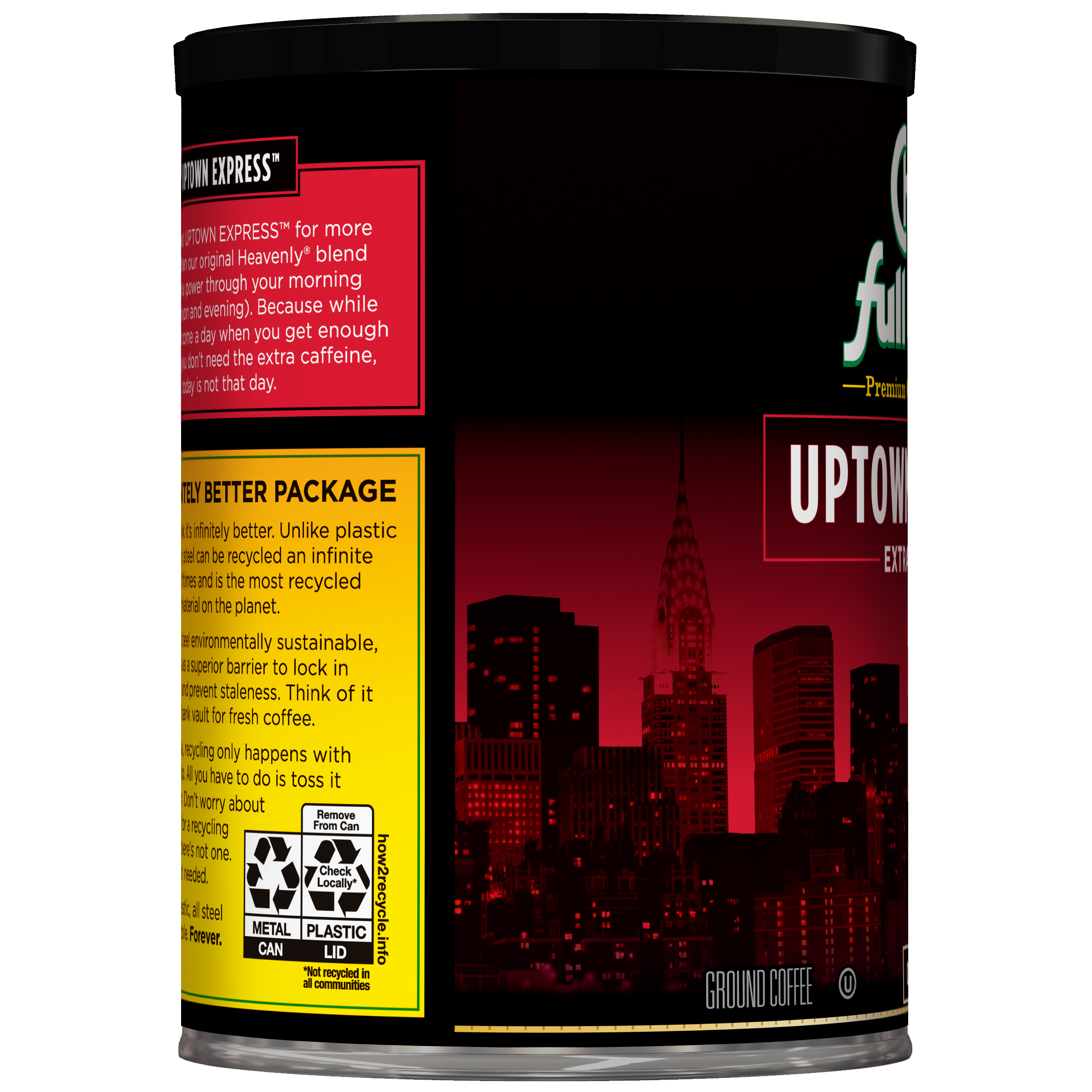 Uptown Express - Extra Caffeine - Dark – Chock full o’Nuts